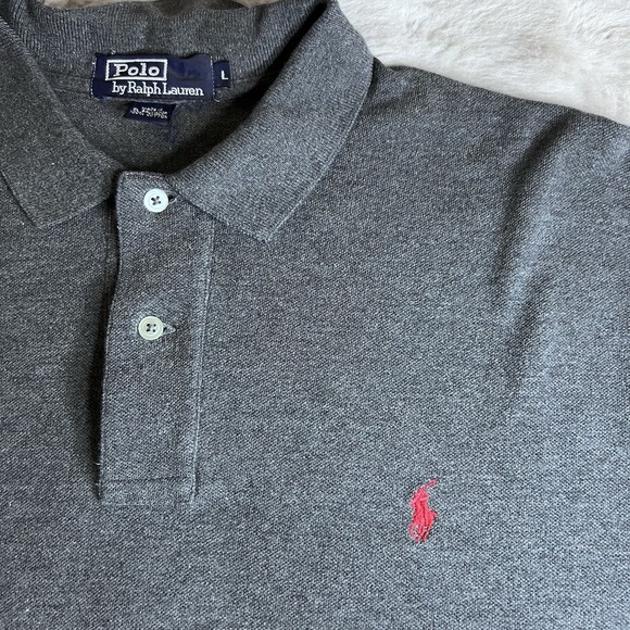 Polo Ralph Lauren Other - Polo by Ralph Lauren Men's Short Sleeve Polo Shirt – Heather Gray‎ – Size Large